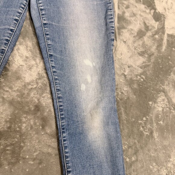 Women's Levi's Classic Mid Rise Skinny Jeans Size 6 Light Wash Stretch Denim - Picture 3 of 7